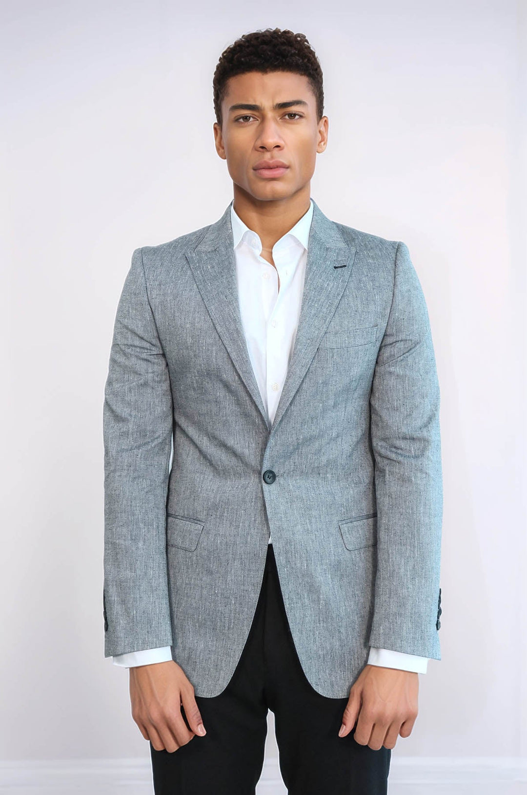 WSS Peak Lapel Slim-Fit Smoked Jacket  - Newport Beach