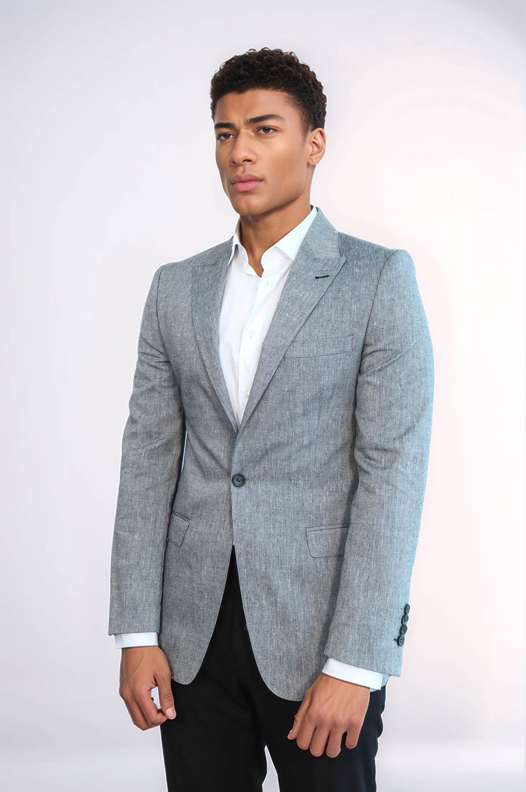WSS Peak Lapel Slim-Fit Smoked Jacket  - Newport Beach
