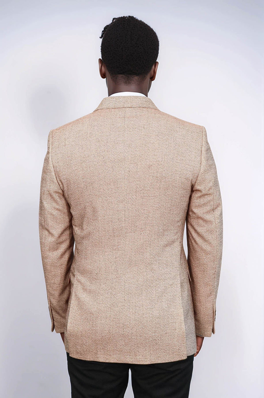 WSS Patterned Slim-Fit Yellow Blazer  - Wood Buffalo