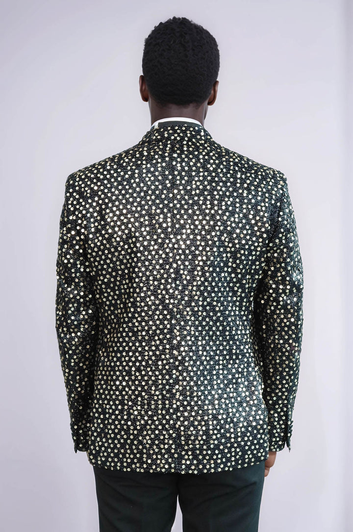 WSS Smoked Sparkly Patterned Party Blazer  - Winsford