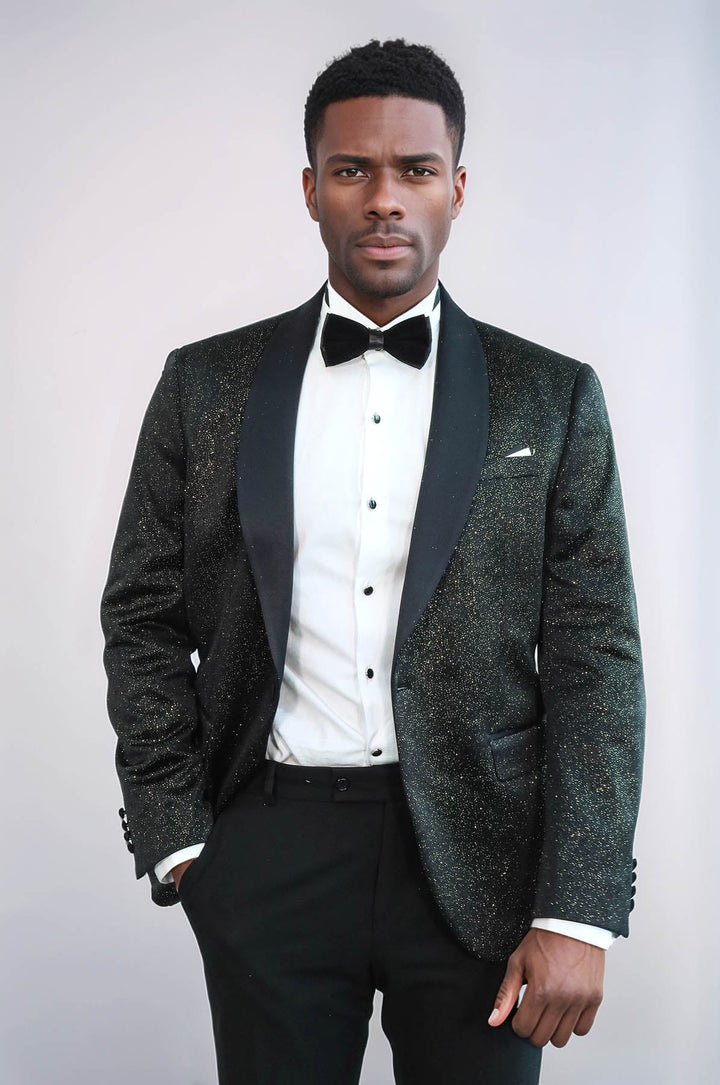 WSS Shawl Lapel Slim Fit Blazer Men Tuxedo Jacket  - Costa Mesa