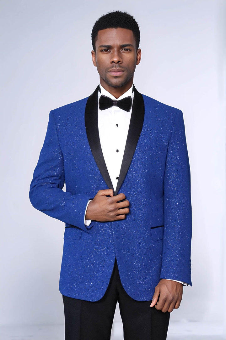 WSS Shawl Lapel Navy Blue Men Dinner Jacket  - Laval