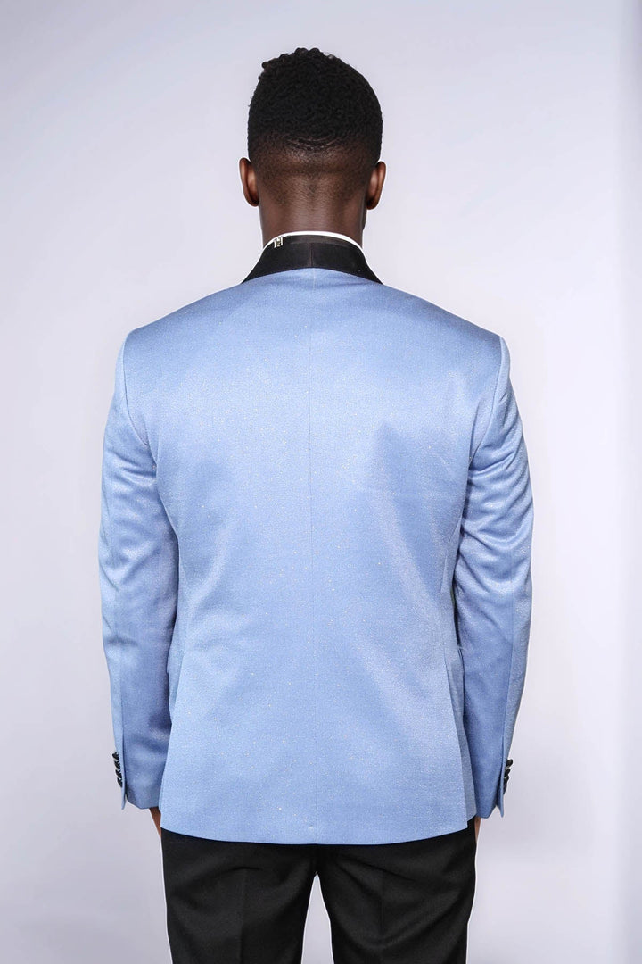 WSS Shawl Lapel Sky Blue Men Wedding Groom Blazer  - Toowoomba