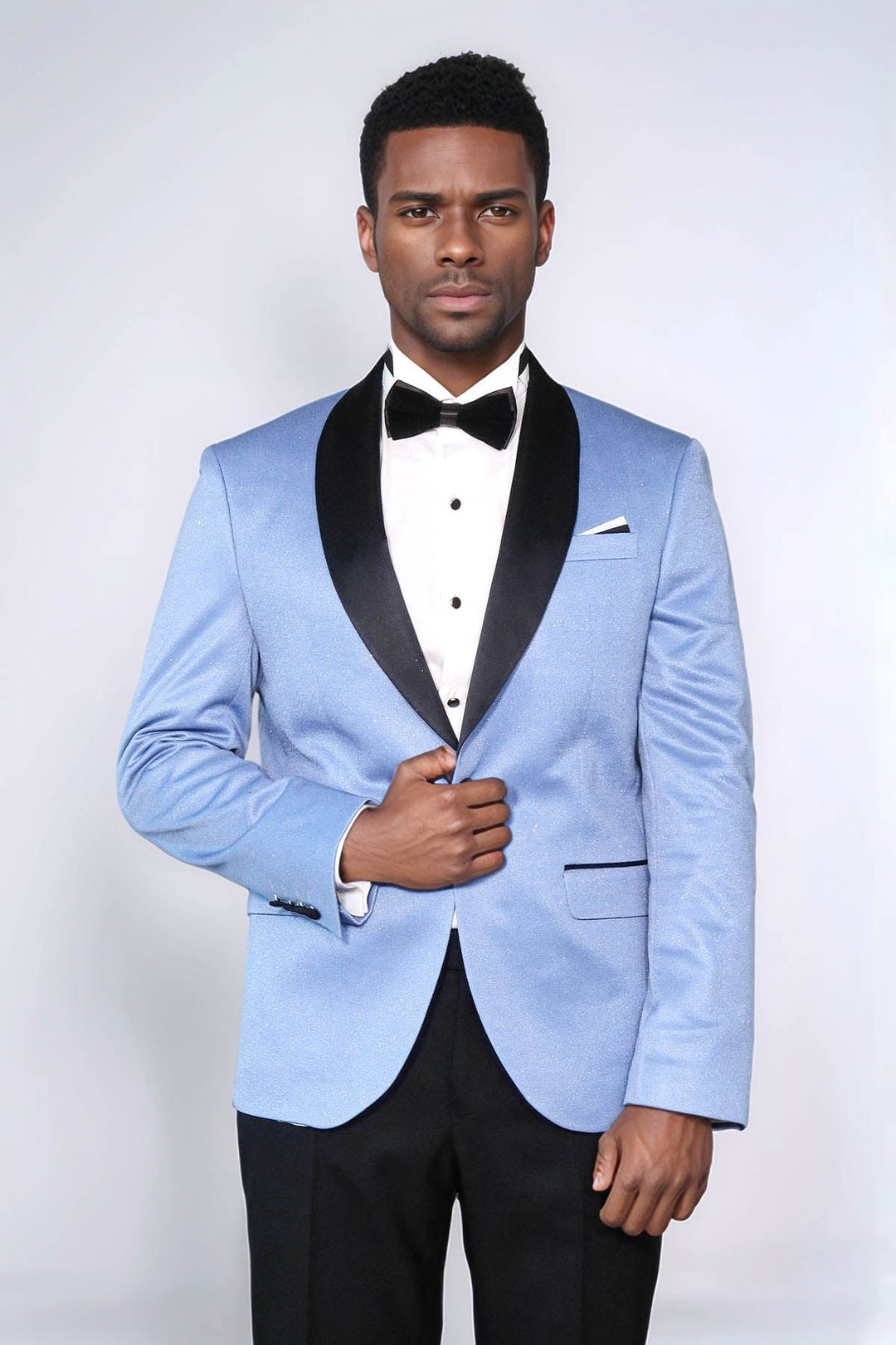 WSS Shawl Lapel Sky Blue Men Wedding Groom Blazer  - Toowoomba