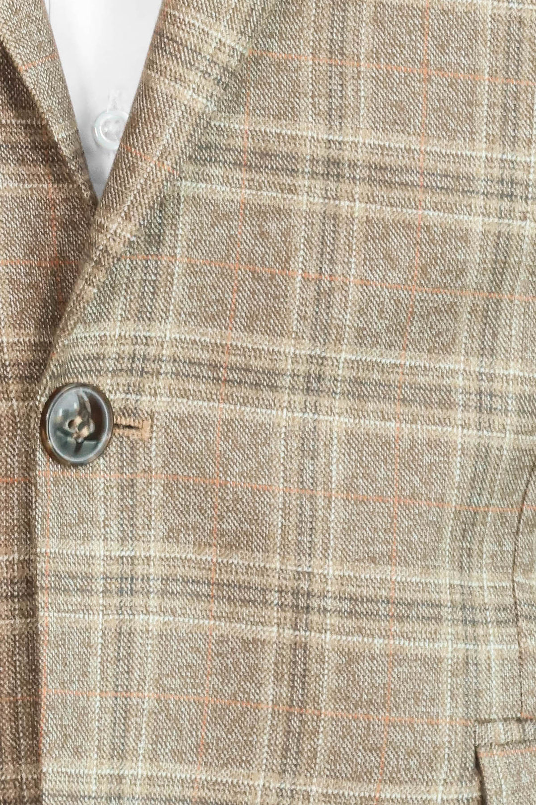 WSS Slim Fit Peak Lapel Checked Grey Men Blazer  - Terre Haute