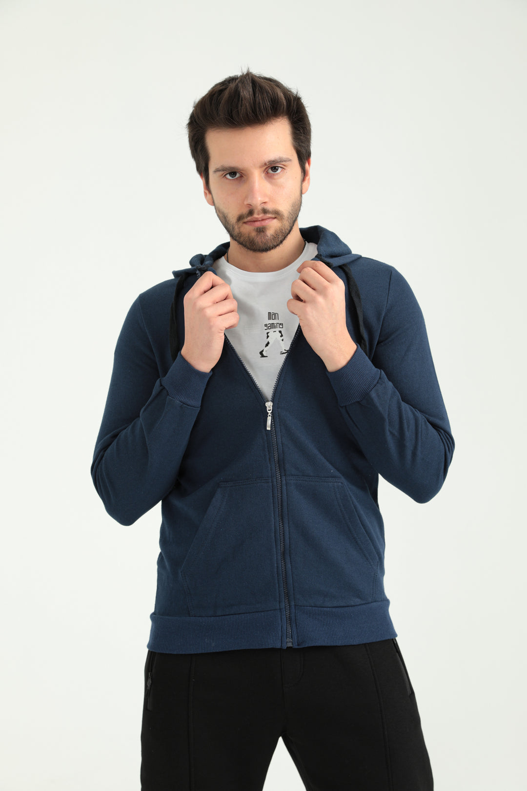 MPL Men's Zippered Hoodie 304EK090002 - Freital
