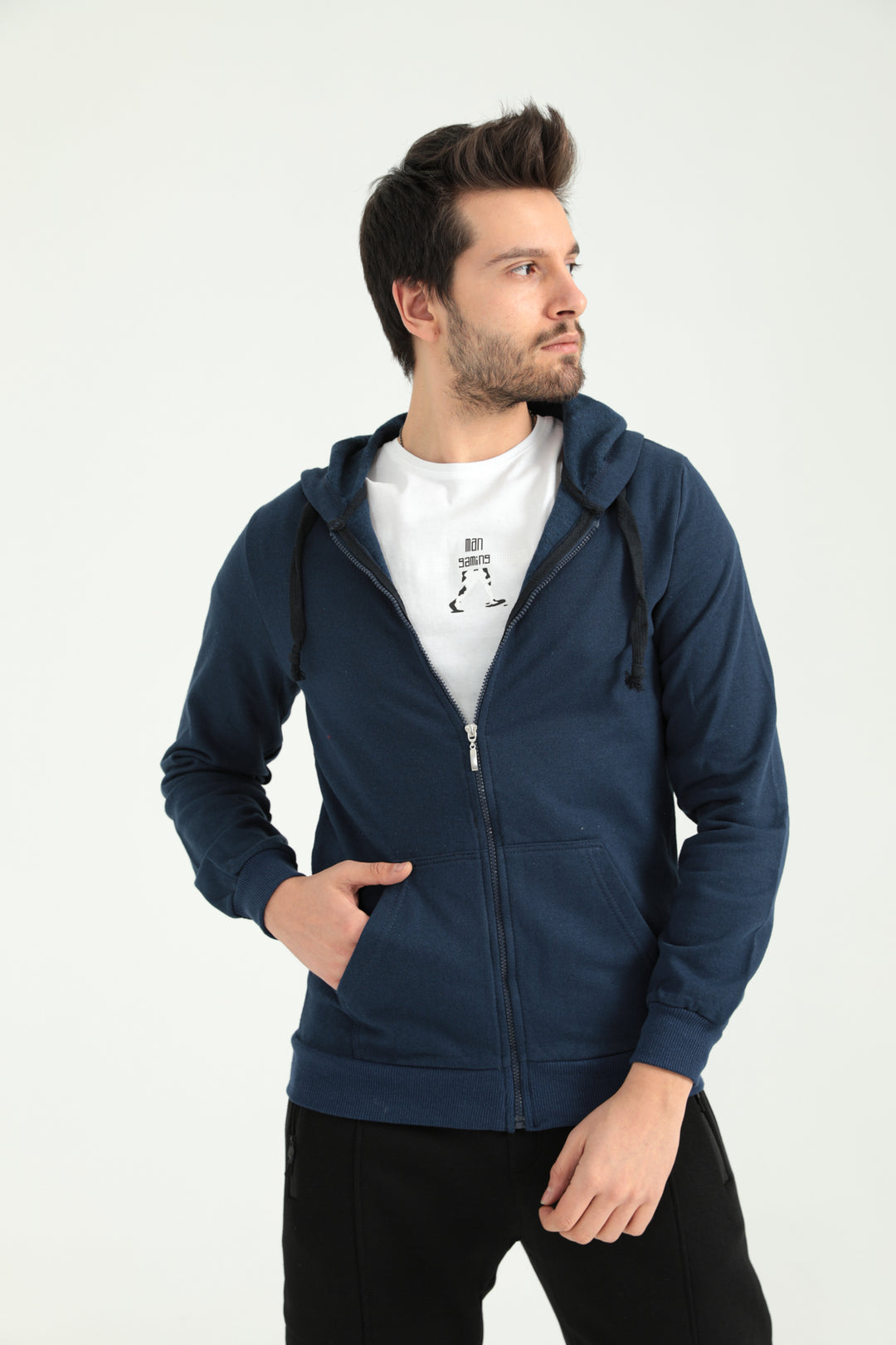 MPL Men's Zippered Hoodie 304EK090002 - Freital