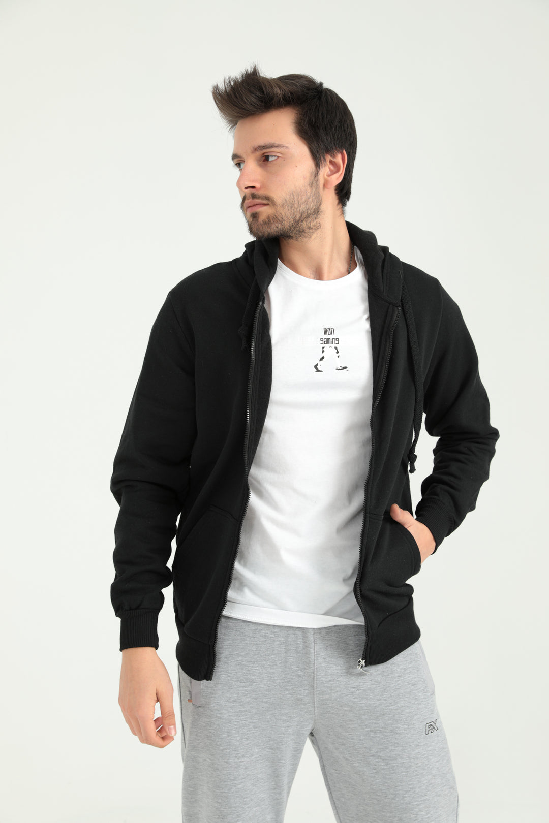 MPL Men's Zippered Hoodie 304EK090002 - Goshen