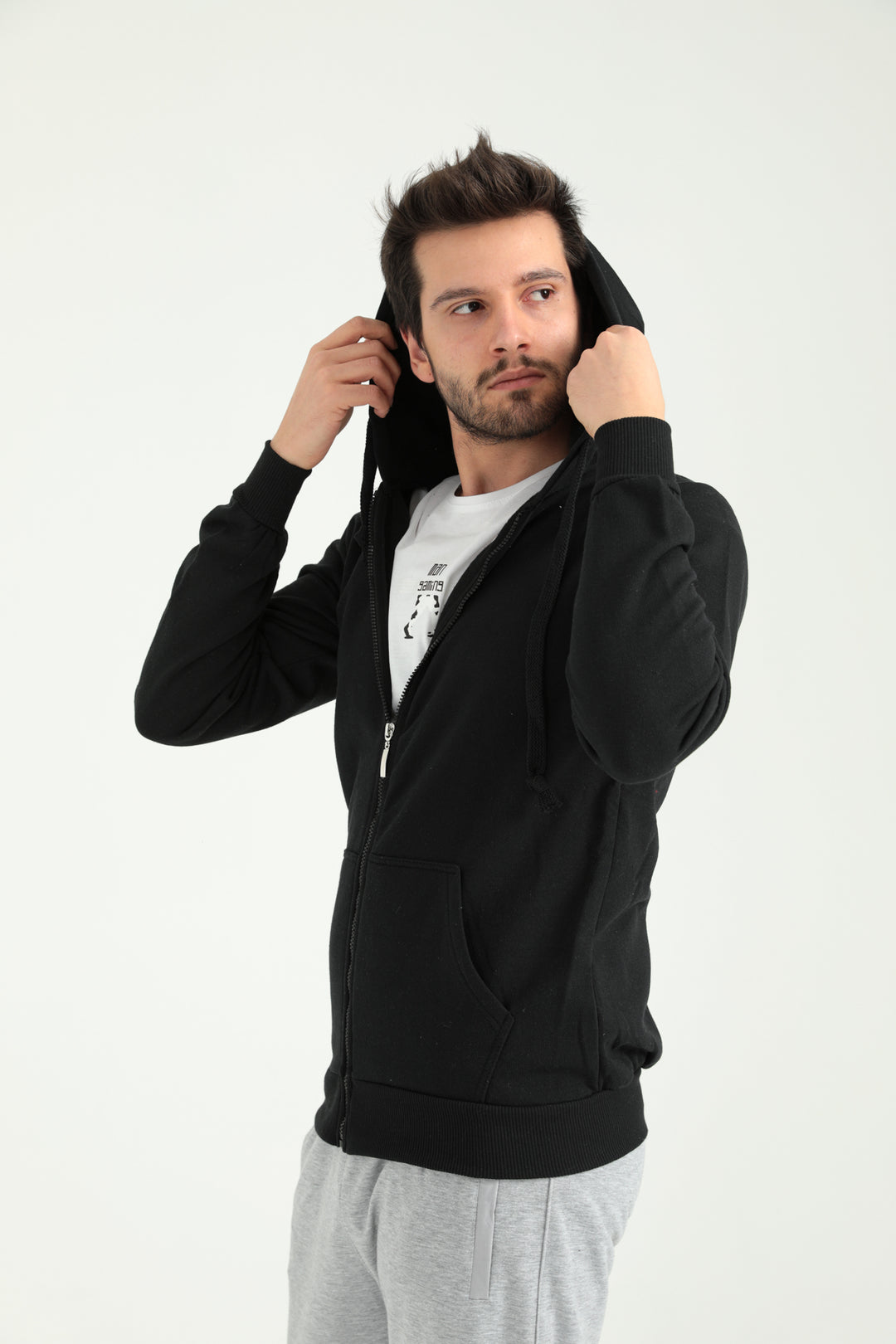 MPL Men's Zippered Hoodie 304EK090002 - Goshen