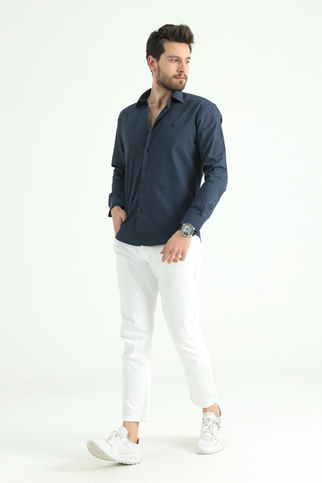MPL Men's Slimfit Long Sleeve Shirt 1064 - Gronau