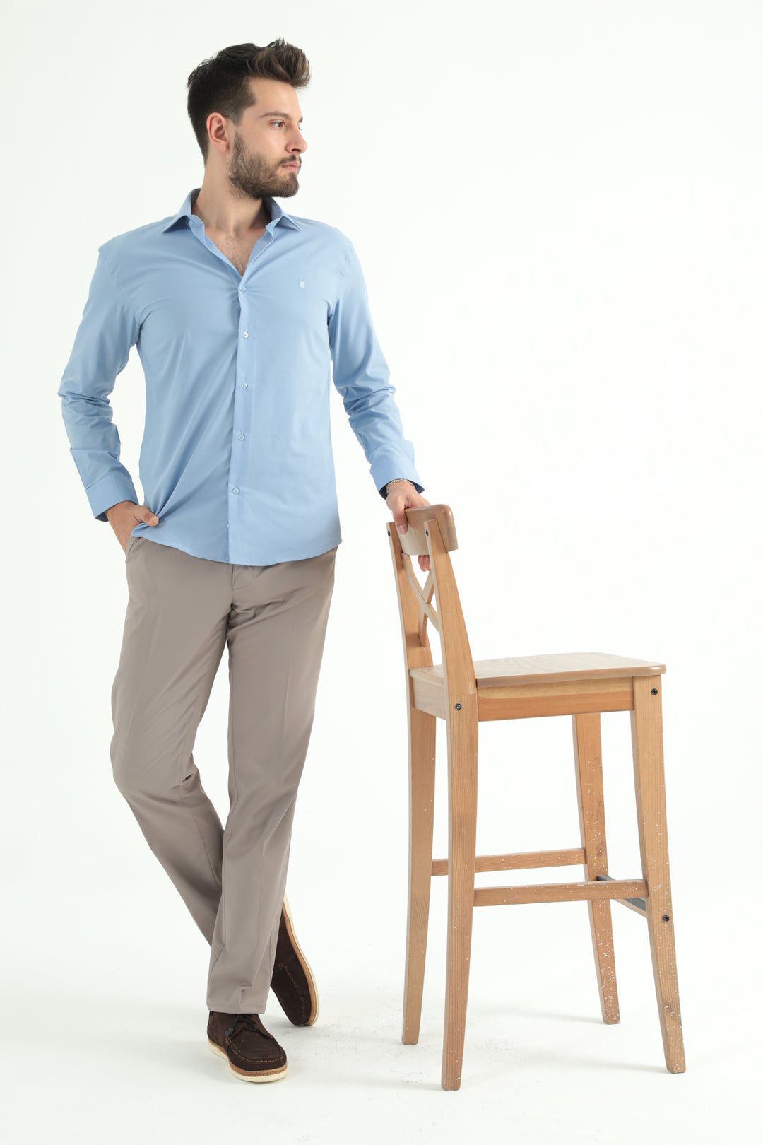 MPL Men's Slimfit Long Sleeve Shirt 1064 - Salaberry-de-Valleyfield