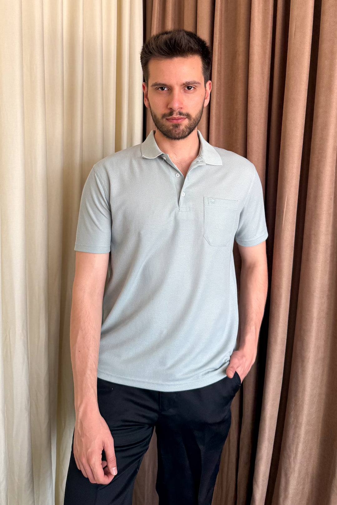 MPL Men's Polo Neck T-shirt 1014 - Syracuse