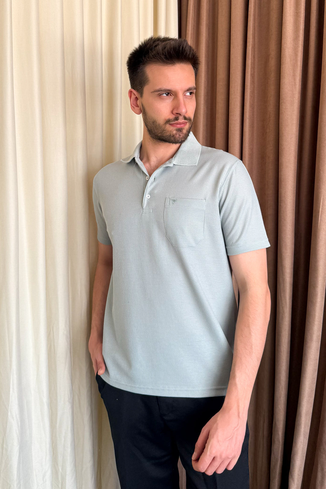 MPL Men's Polo Neck T-shirt 1014 - Syracuse