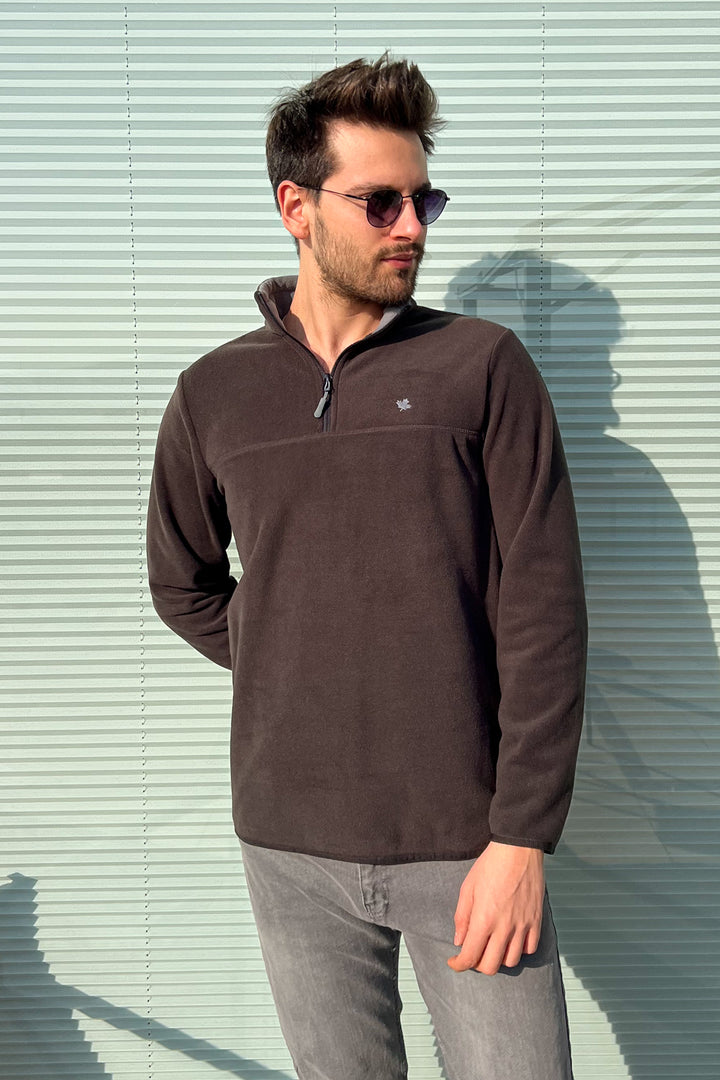 MPL Men's Zippered High Neck Polar Sweatshirt 6001 - Lowell