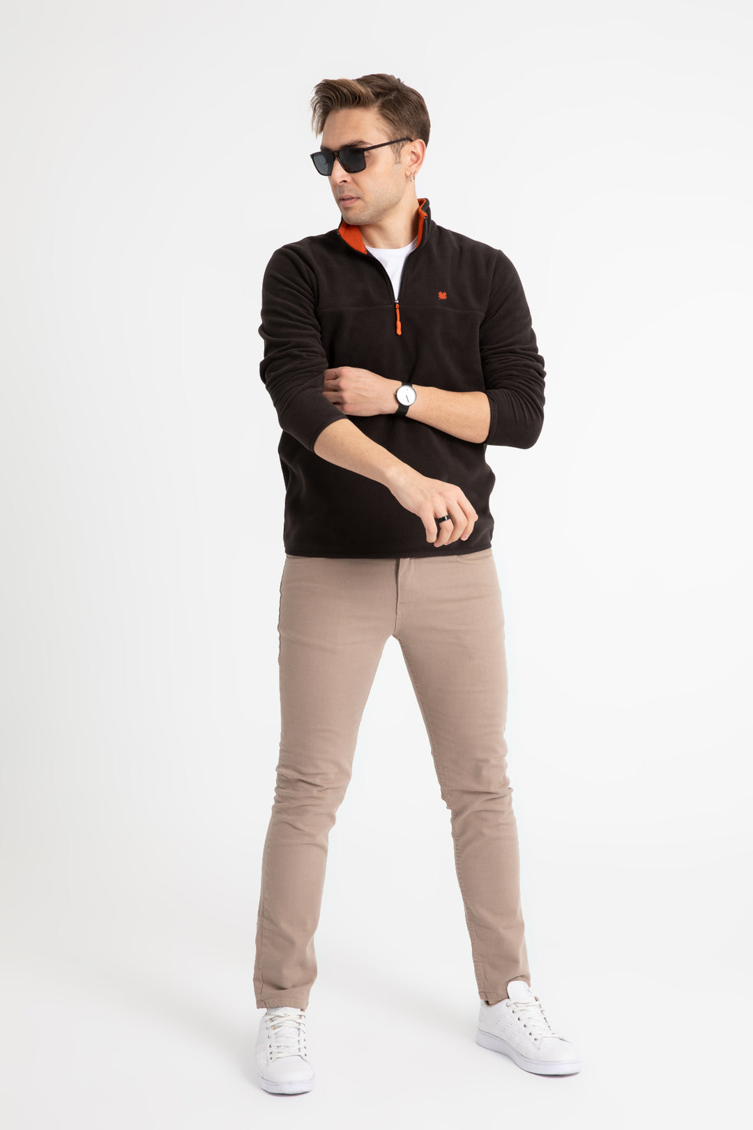 MPL Men's Zippered High Neck Polar Sweatshirt 6001 - Lowell