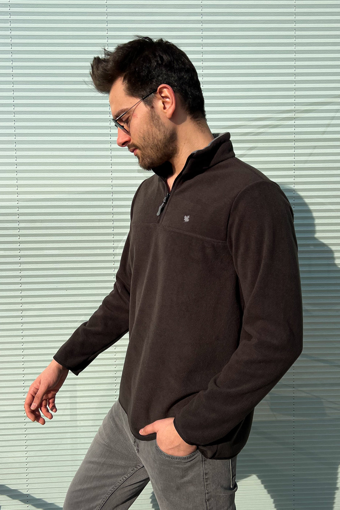 MPL Men's Zippered High Neck Polar Sweatshirt 6001 - Lowell