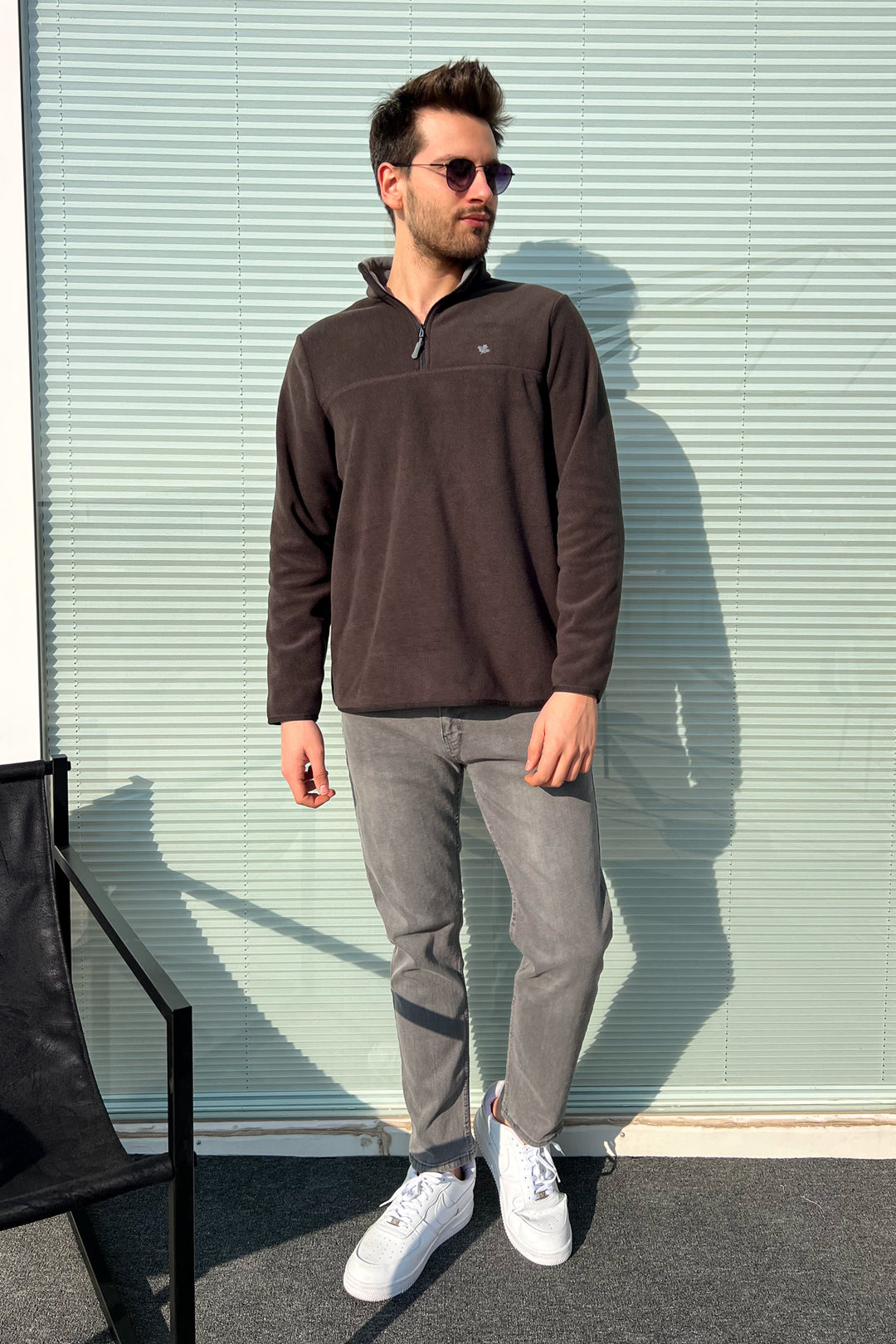 MPL Men's Zippered High Neck Polar Sweatshirt 6001 - Lowell