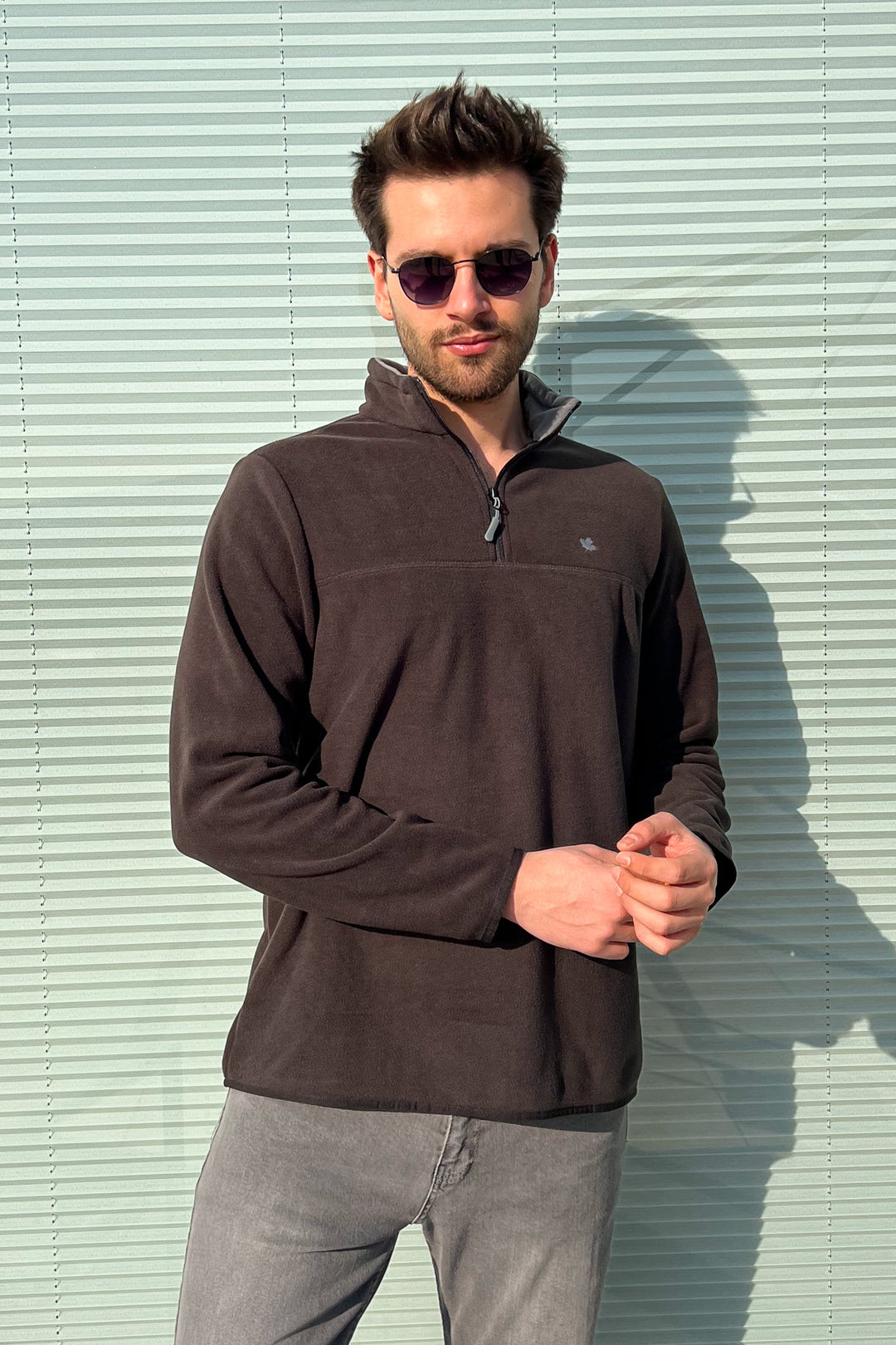MPL Men's Zippered High Neck Polar Sweatshirt 6001 - Lowell