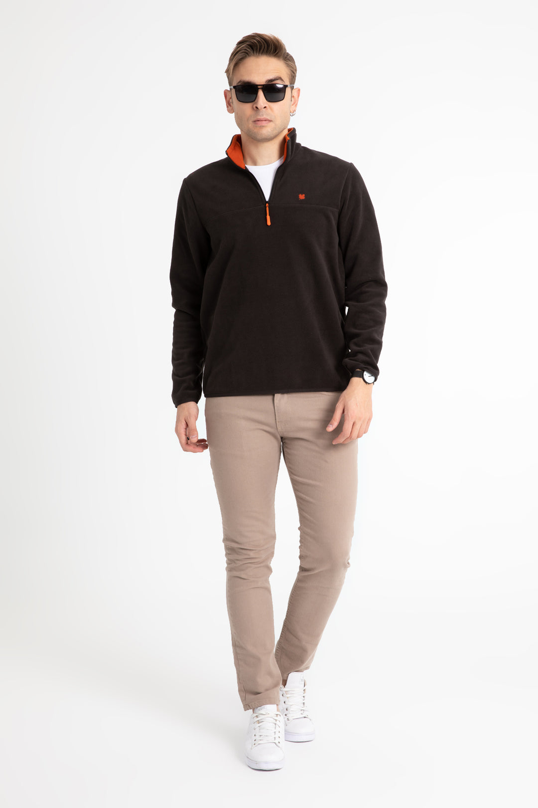 MPL Men's Zippered High Neck Polar Sweatshirt 6001 - Lowell
