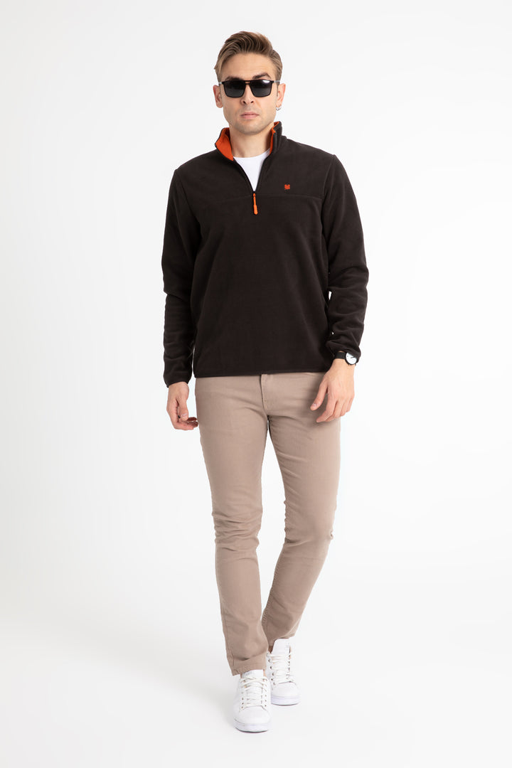 MPL Men's Zippered High Neck Polar Sweatshirt 6001 - Lowell