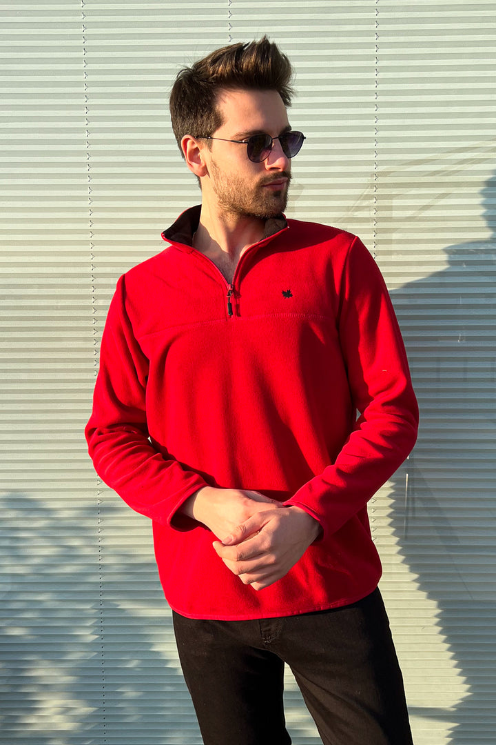MPL Men's Zippered Collar Polar Sweatshirt 6001 - Fall River