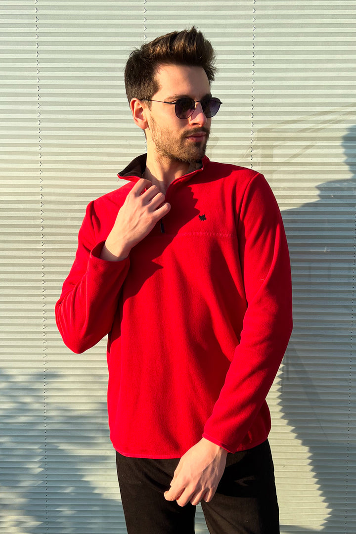 MPL Men's Zippered Collar Polar Sweatshirt 6001 - Fall River