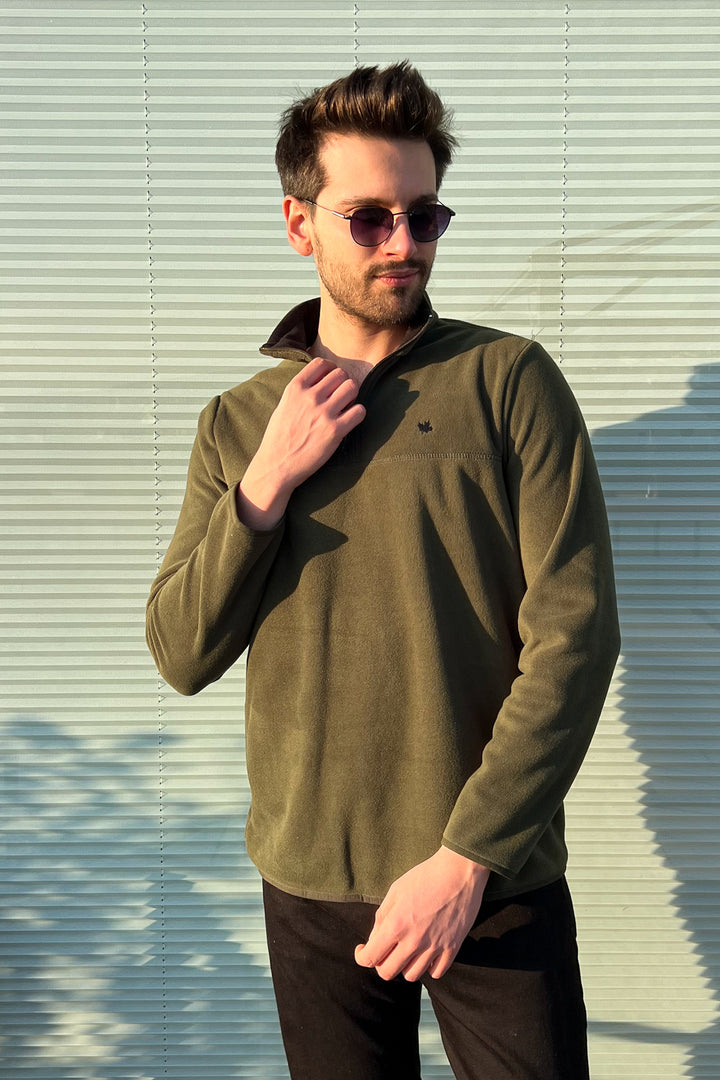 MPL Men's Zippered Collar Polar Sweatshirt 6001 - Acerra
