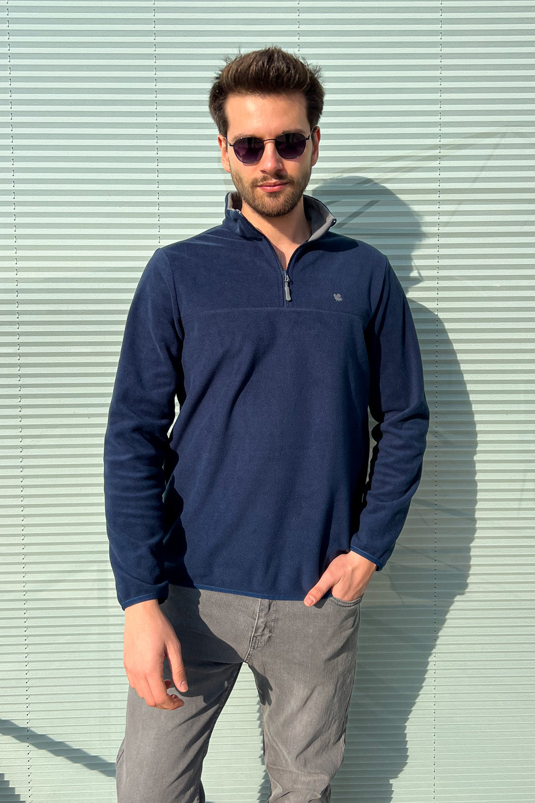 MPL Men's Zippered High Neck Polar Sweatshirt 6001 - Lawrence
