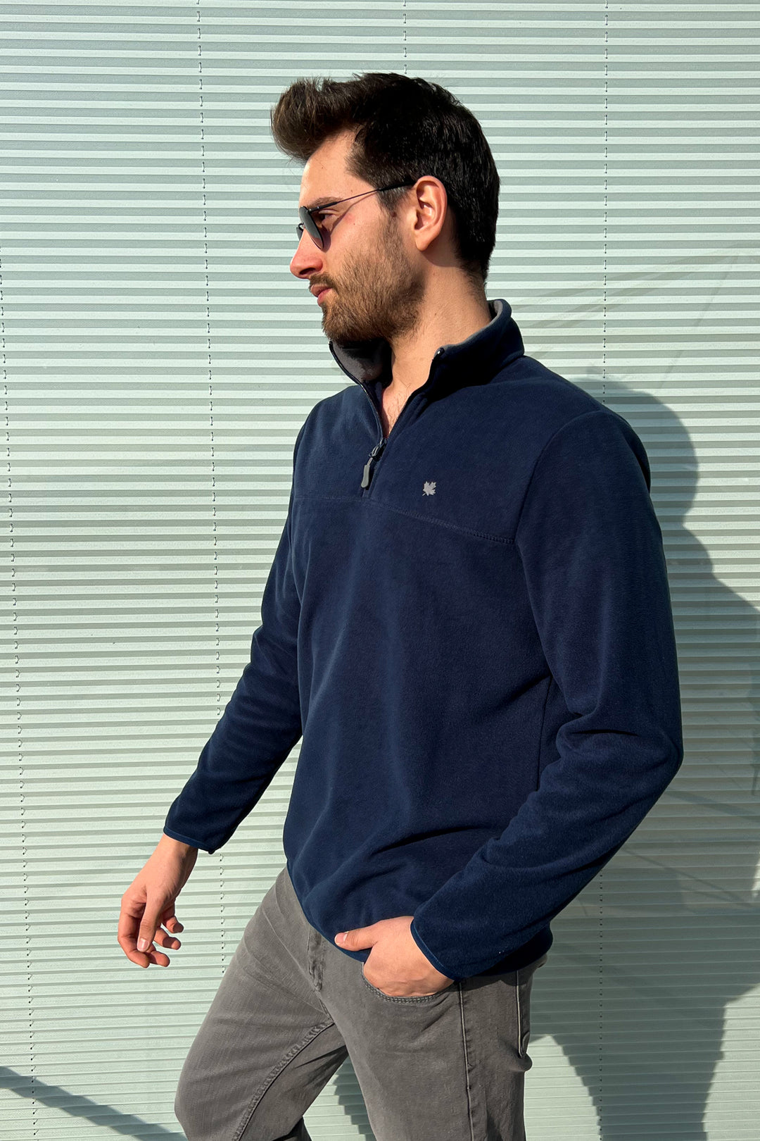 MPL Men's Zippered High Neck Polar Sweatshirt 6001 - Lawrence