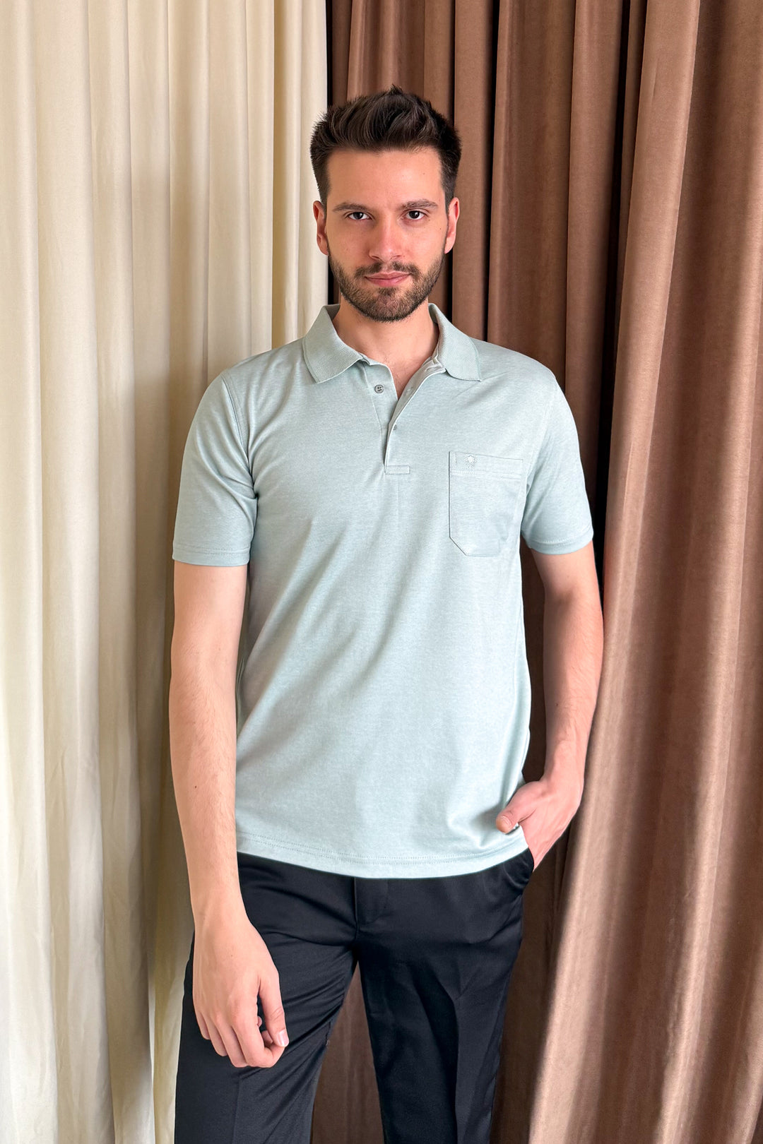 MPL Men's Polo Neck T-shirt 1001 - Lissone