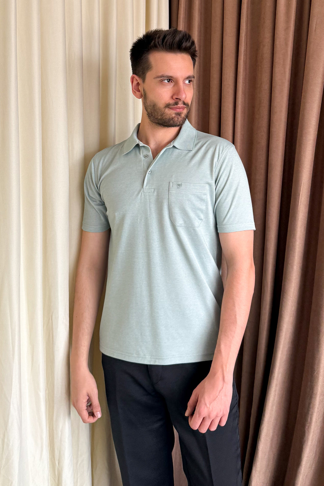 MPL Men's Polo Neck T-shirt 1001 - Lissone