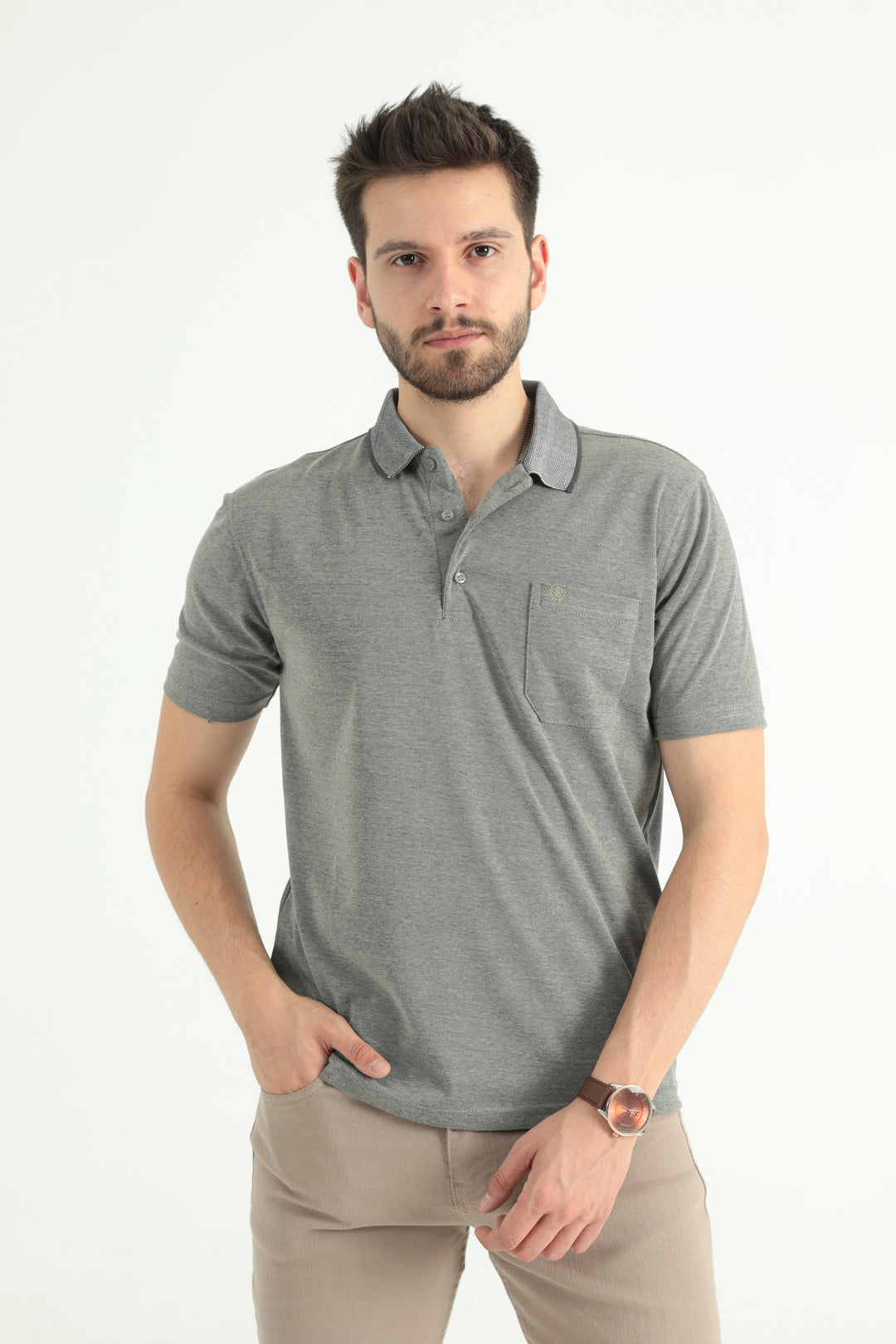 MPL Men's Polo Neck T-shirt 1001 - Groningen