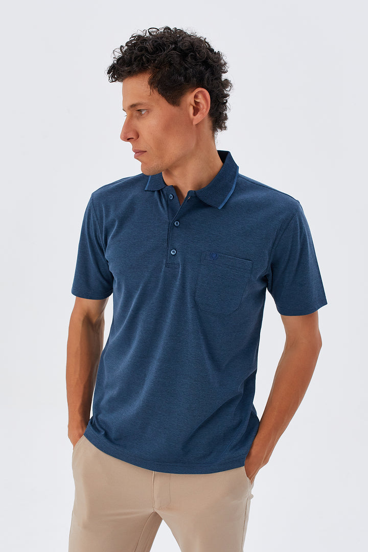 MPL Men's Polo Neck T-shirt 1001 - Brentwood