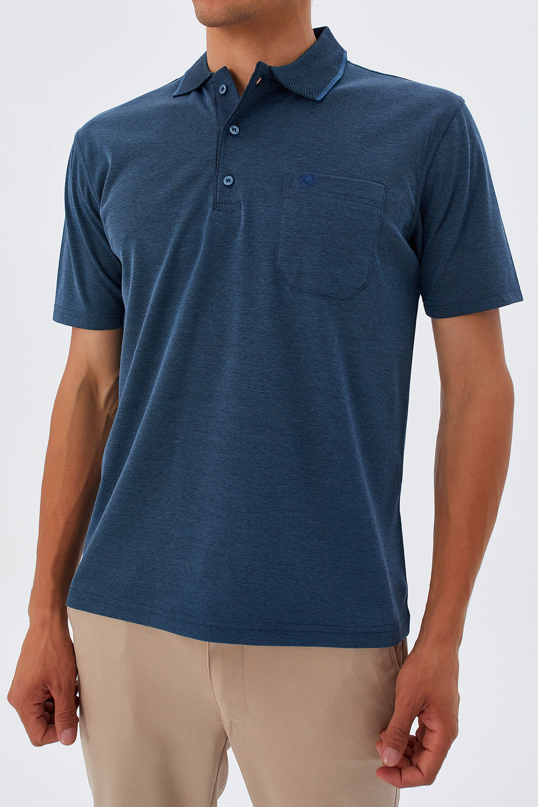 MPL Men's Polo Neck T-shirt 1001 - Brentwood