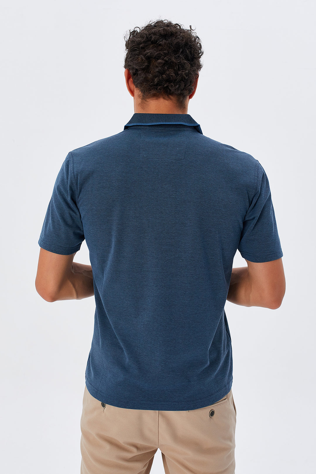 MPL Men's Polo Neck T-shirt 1001 - Brentwood