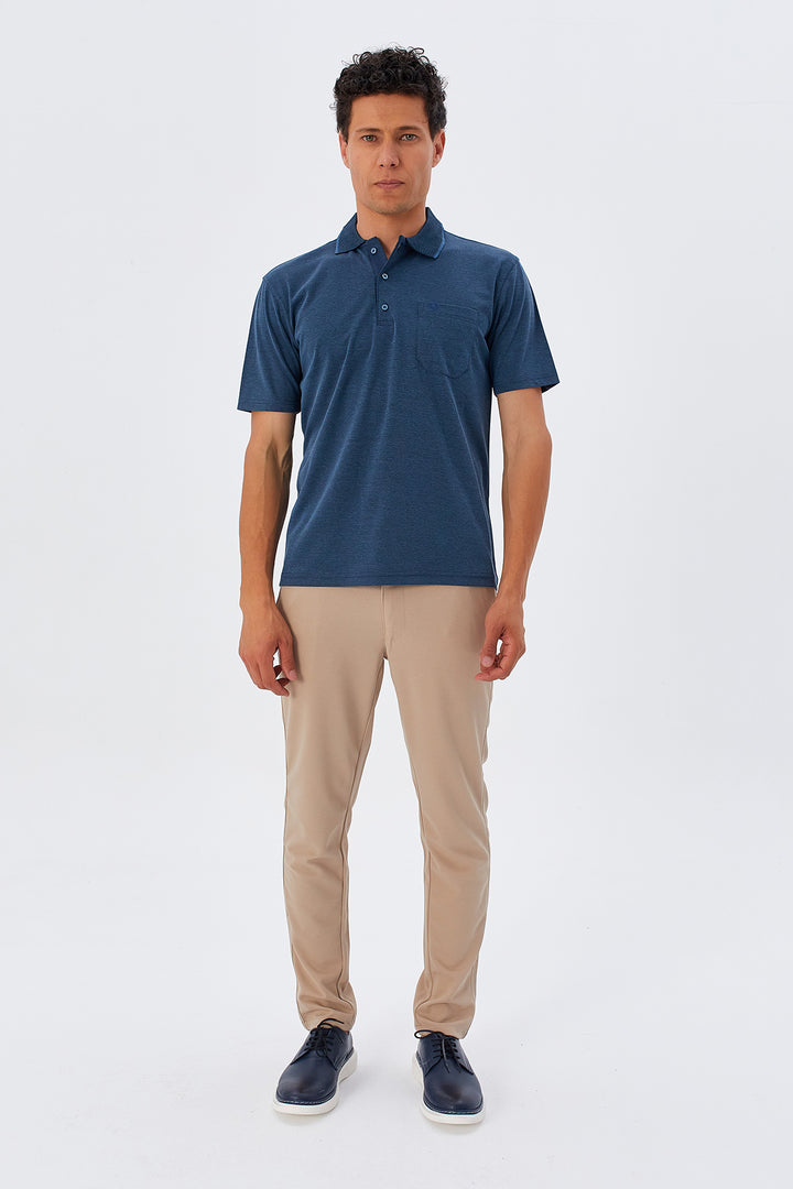MPL Men's Polo Neck T-shirt 1001 - Brentwood