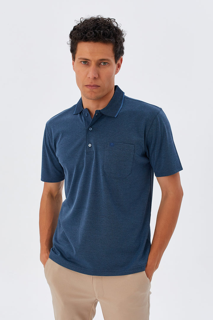 MPL Men's Polo Neck T-shirt 1001 - Brentwood