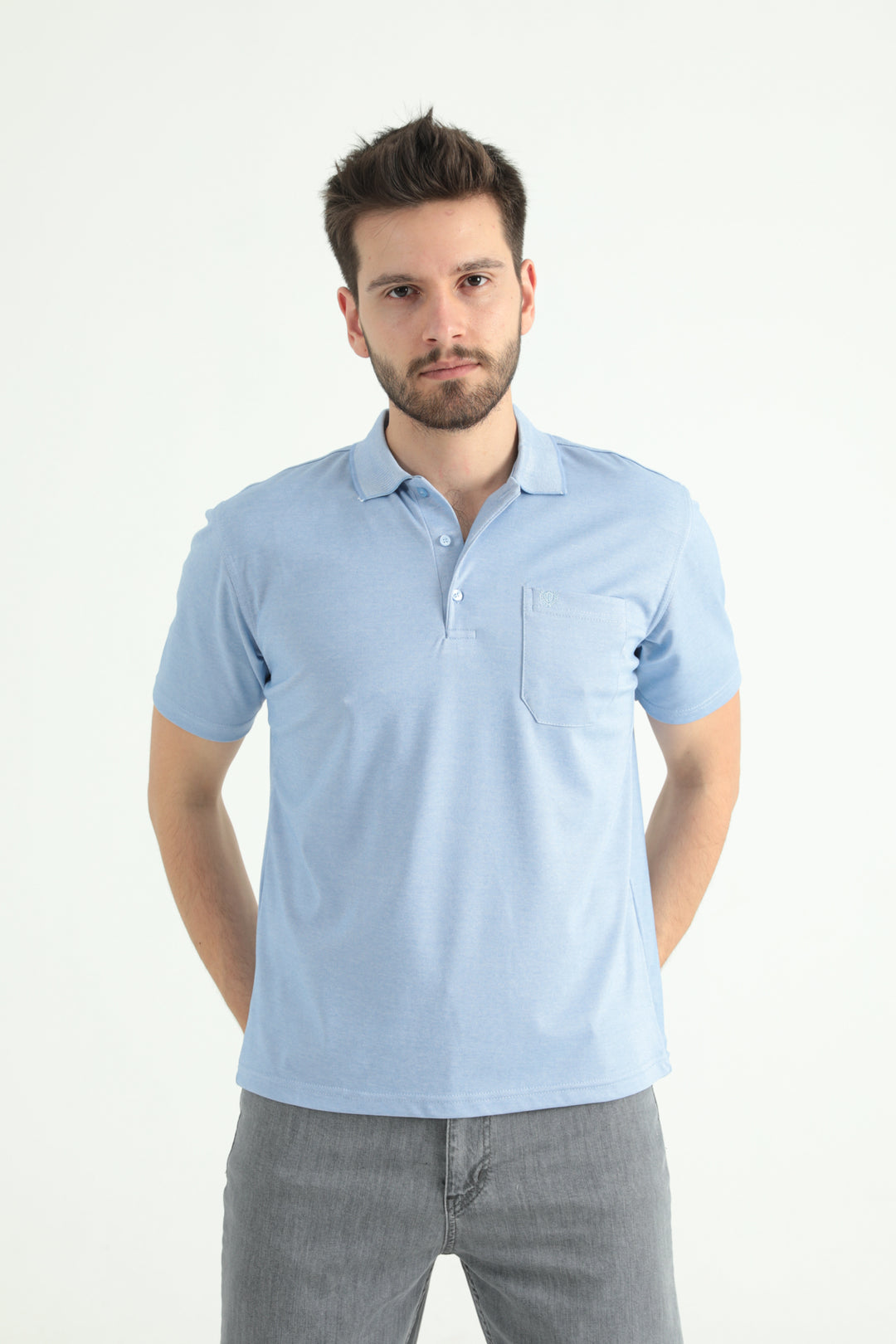 MPL Men's Polo Neck T-shirt 1001 - Alameda