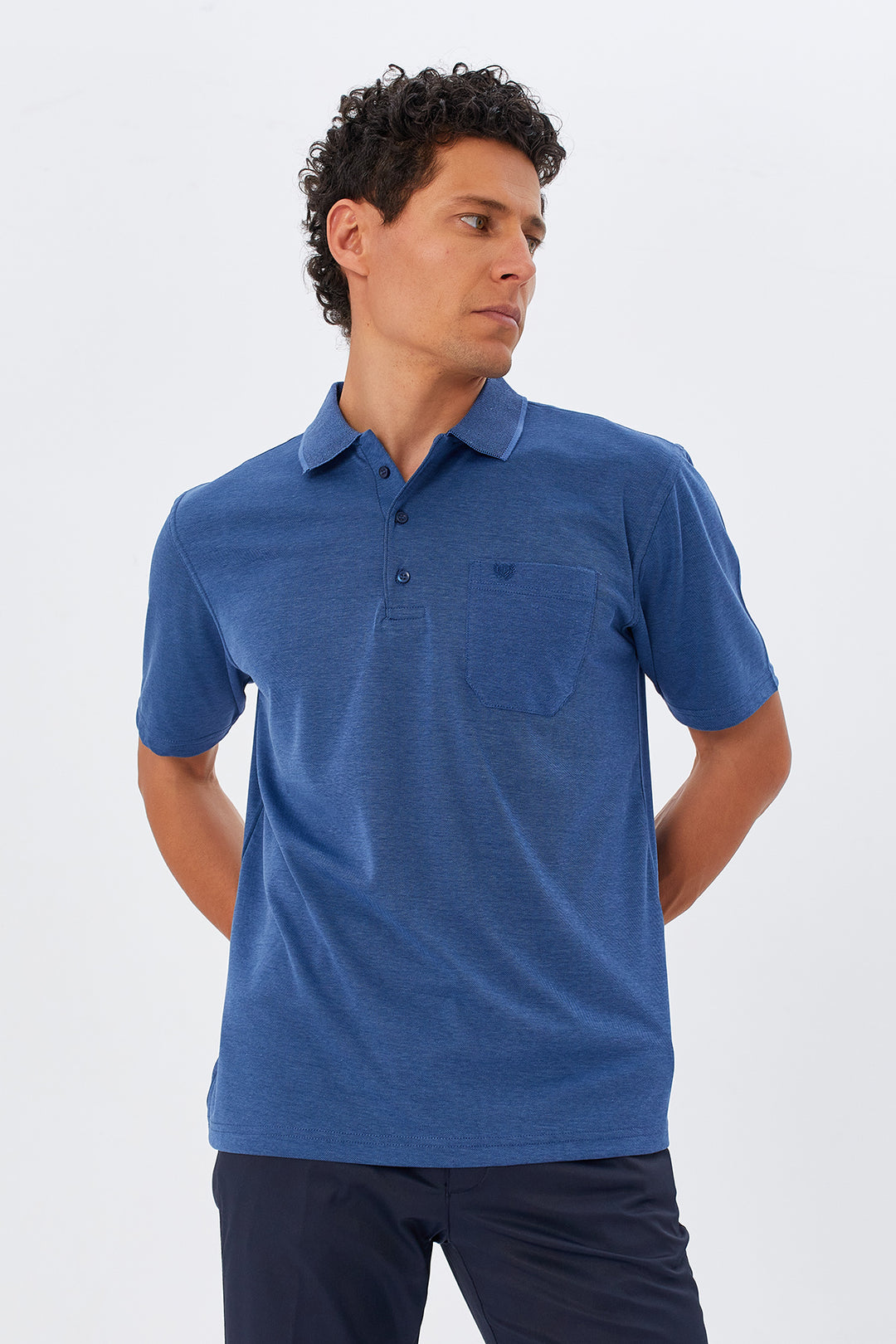 MPL Men's Polo Neck T-shirt 1001 - Coalville