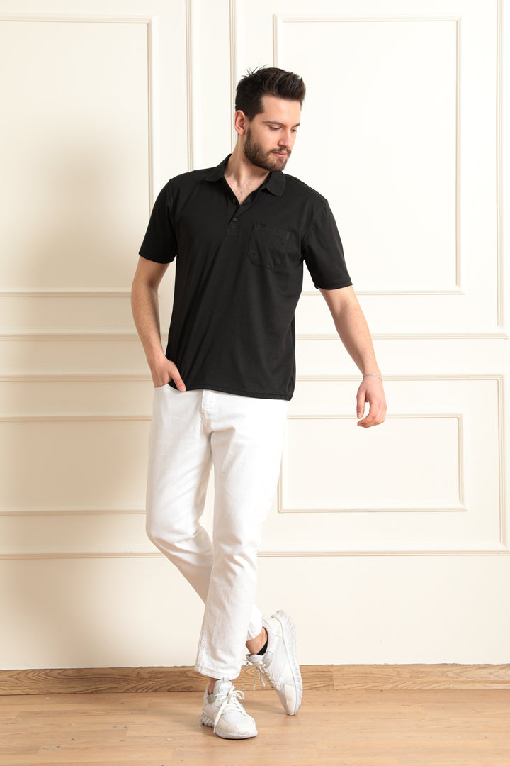 MPL Men's Polo Neck T-shirt 1001 - Cuetzalan