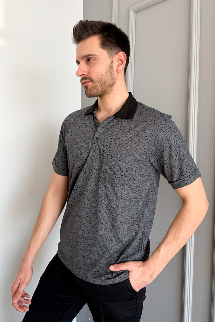 MPL Men's Polo Neck Printed T-shirt 2504 - Haarlem