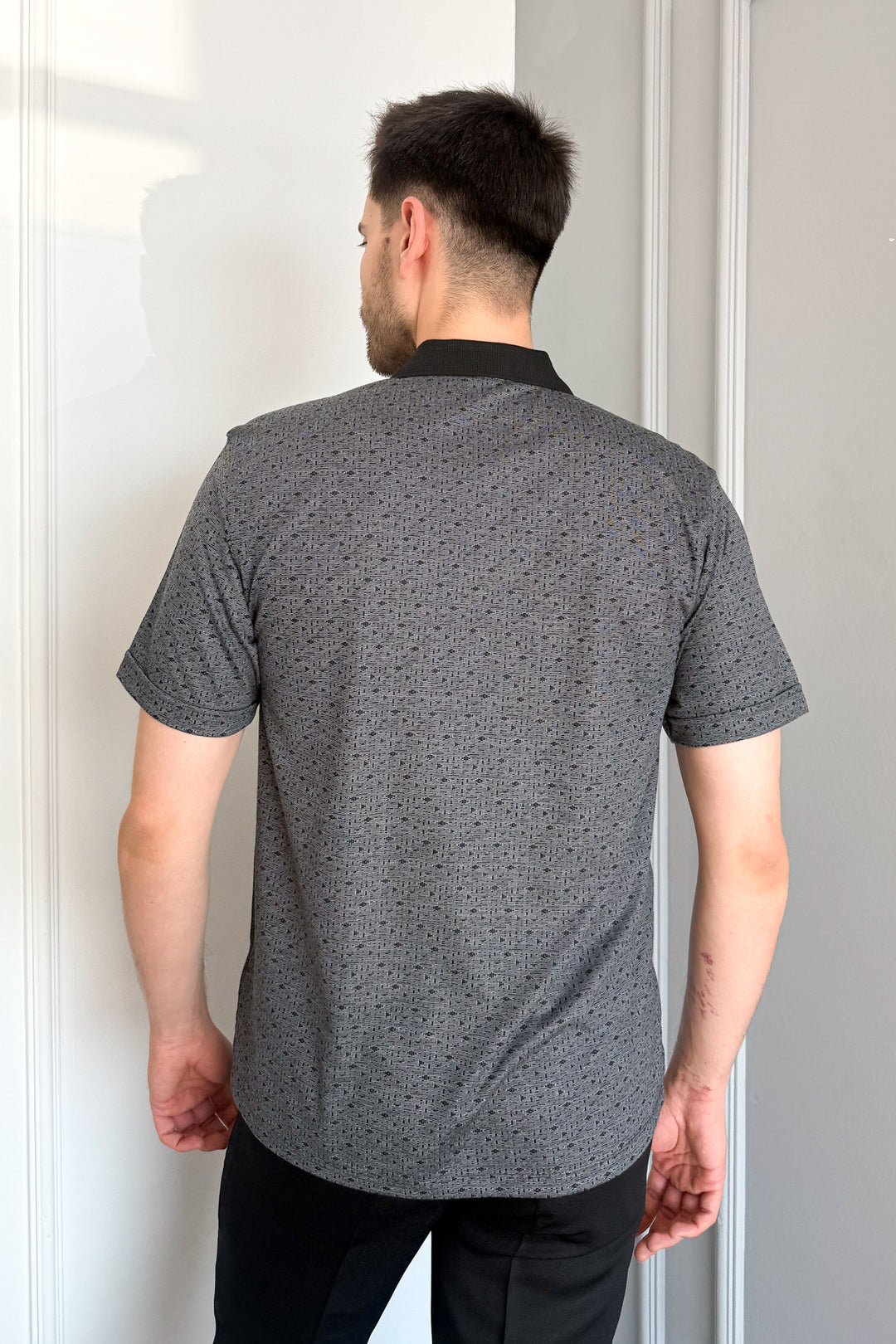 MPL Men's Polo Neck Printed T-shirt 2504 - Haarlem