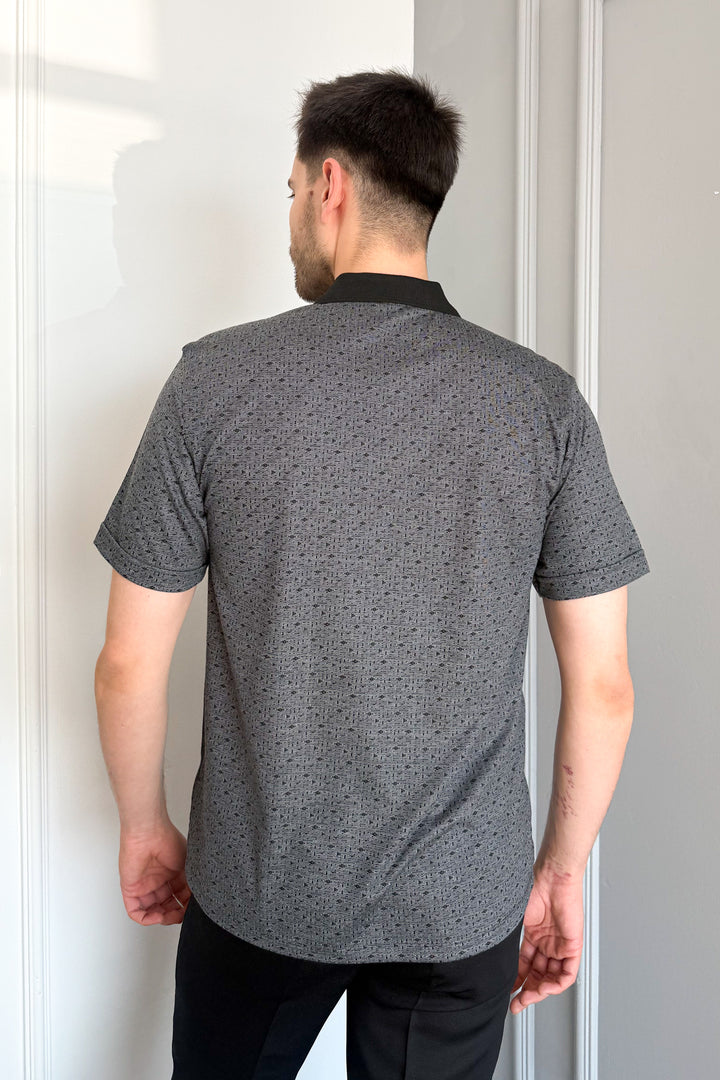 MPL Men's Polo Neck Printed T-shirt 2504 - Haarlem