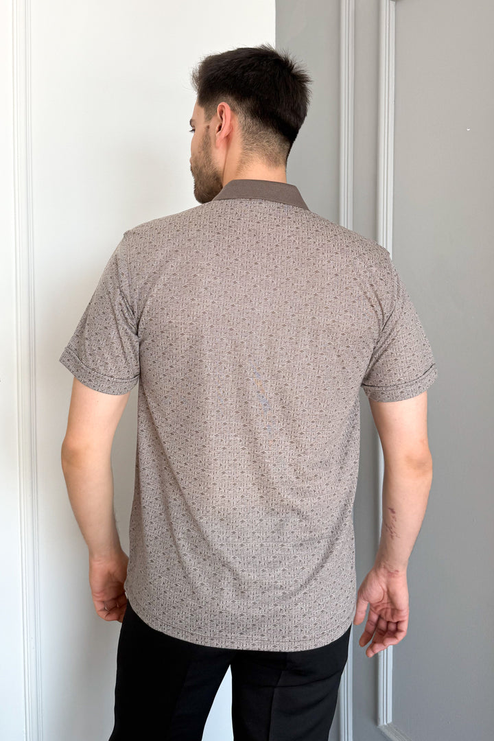 MPL Men's Polo Neck Printed T-shirt 2504 - Alafaya