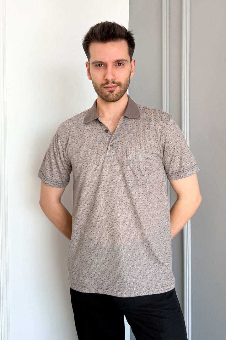 MPL Men's Polo Neck Printed T-shirt 2504 - Alafaya