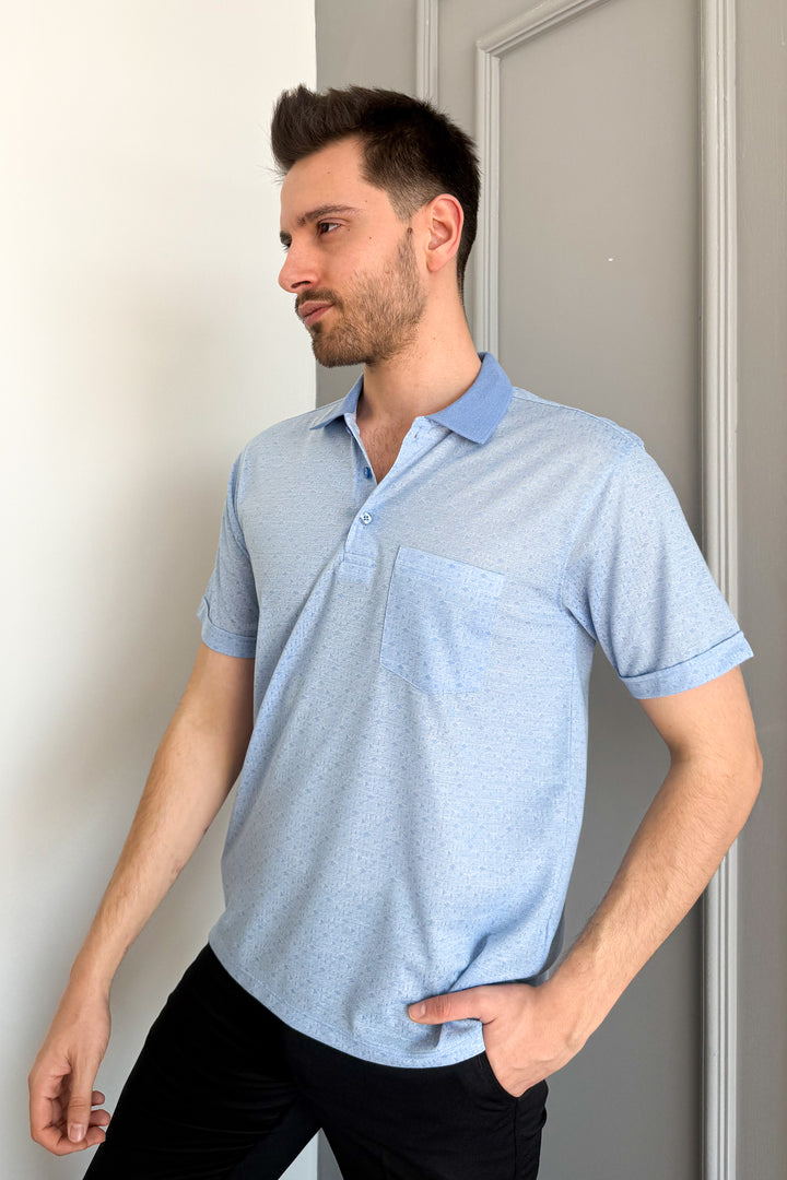 MPL Men's Polo Neck Printed T-shirt 2504 - Mairena del Aljarafe