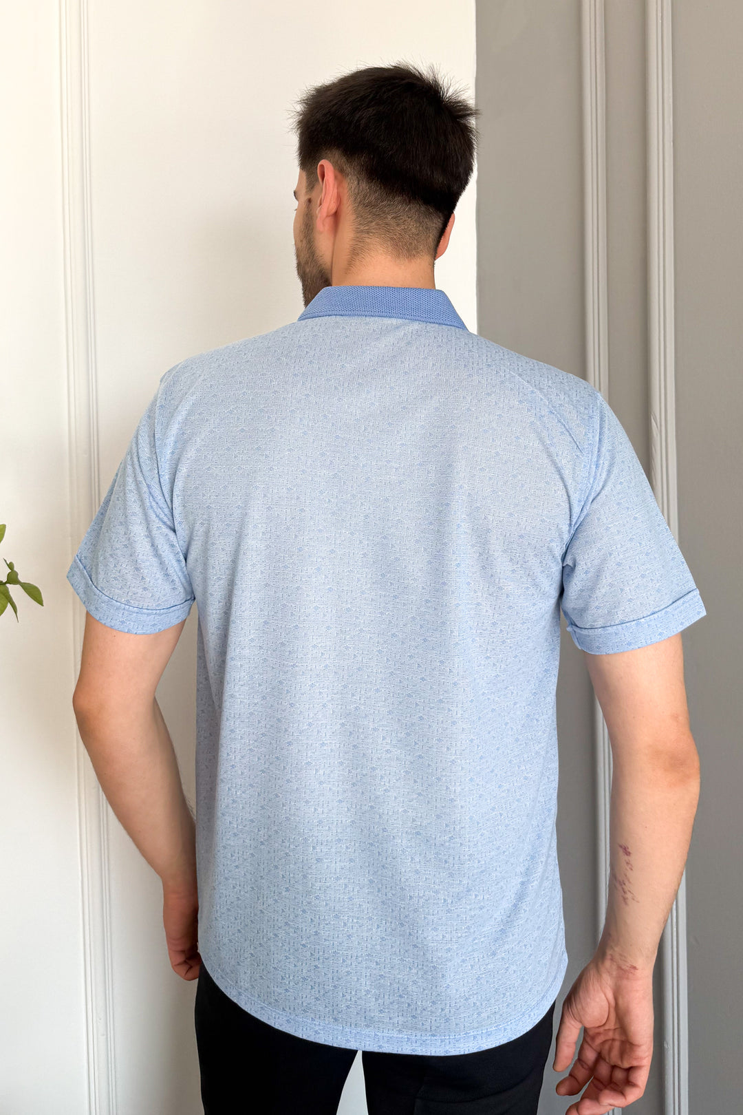 MPL Men's Polo Neck Printed T-shirt 2504 - Mairena del Aljarafe