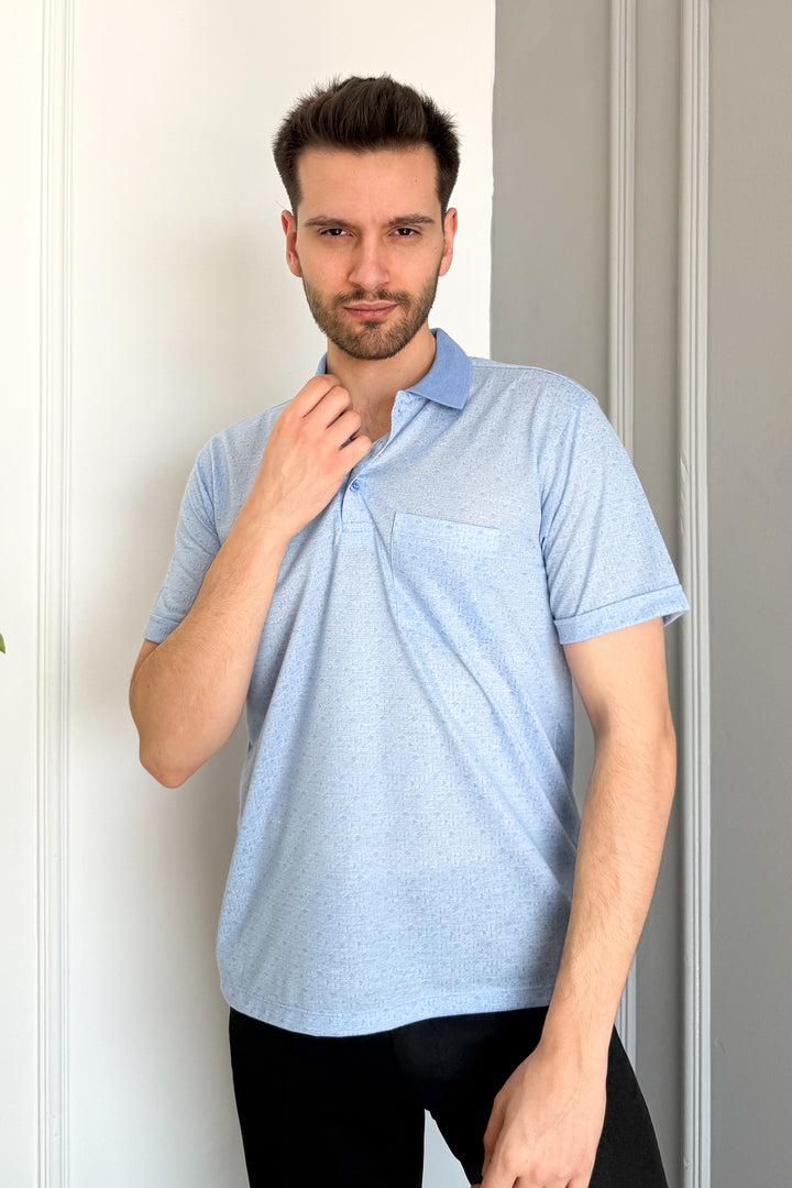 MPL Men's Polo Neck Printed T-shirt 2504 - Mairena del Aljarafe