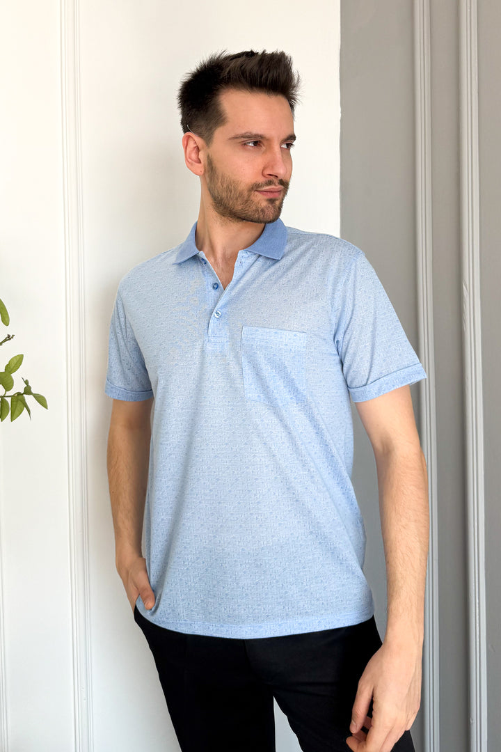 MPL Men's Polo Neck Printed T-shirt 2504 - Mairena del Aljarafe