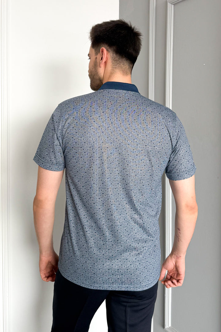 MPL Men's Polo Neck Checked T-shirt 2504 - Mankato